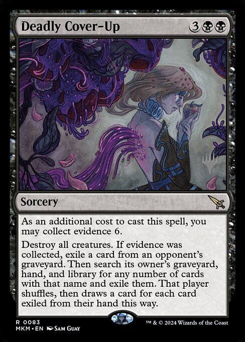 Deadly Cover-Up (83p) [Murders at Karlov Manor Promos]