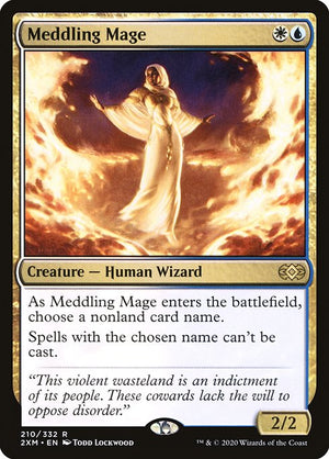 Meddling Mage (210) [Double Masters]