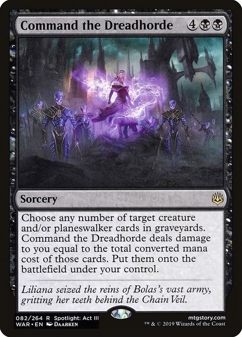 Command the Dreadhorde (82) [War of the Spark]