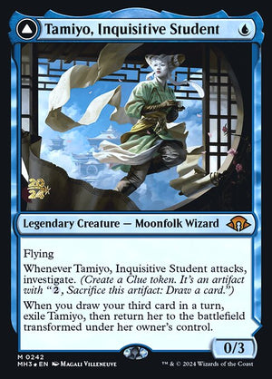 Tamiyo, Inquisitive Student // Tamiyo, Seasoned Scholar (242s) [Modern Horizons 3 Promos]
