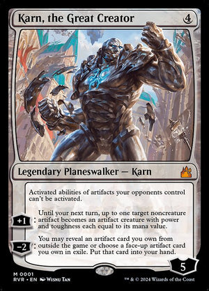 Karn, the Great Creator (1) [Ravnica Remastered]