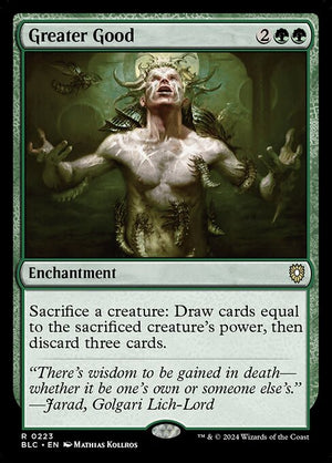 Greater Good (223) [Bloomburrow Commander]
