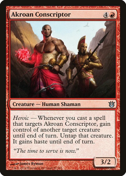 Akroan Conscriptor (87) [Born of the Gods]