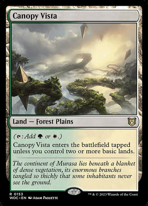 Canopy Vista (153) [Wilds of Eldraine Commander]