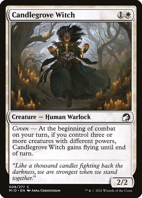 Candlegrove Witch (8) [Innistrad: Midnight Hunt]