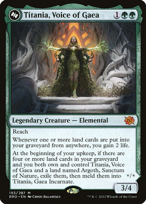 Titania, Voice of Gaea (193) [The Brothers' War]