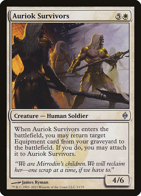Auriok Survivors (3) [New Phyrexia]