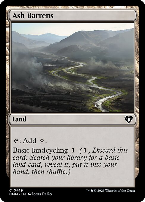 Ash Barrens (419) [Commander Masters]