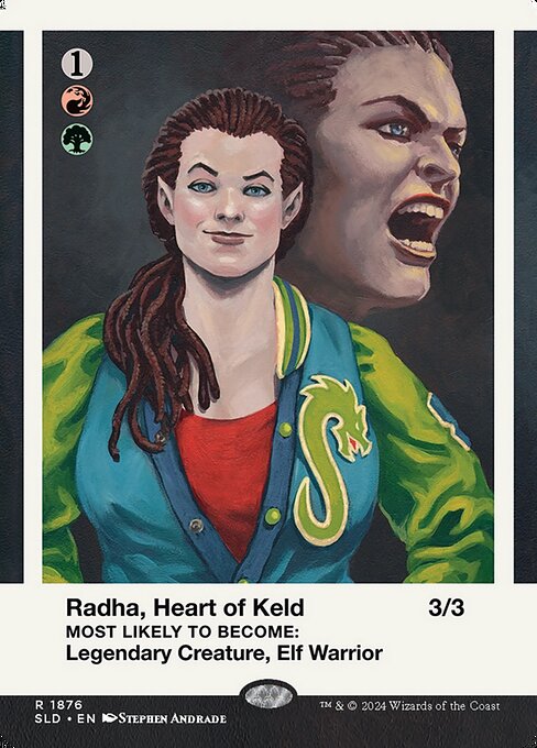 Radha, Heart of Keld // Radha, Heart of Keld (1876) [Secret Lair Drop]