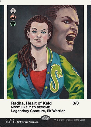 Radha, Heart of Keld // Radha, Heart of Keld (1876) [Secret Lair Drop]