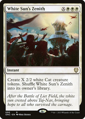 White Sun's Zenith (90) [Phyrexia: All Will Be One Commander]