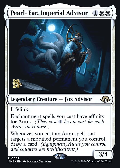 Pearl-Ear, Imperial Advisor (39s) [Modern Horizons 3 Promos]