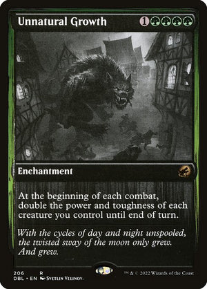 Unnatural Growth (206) [Innistrad: Double Feature]