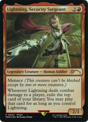 Lightning, Security Sergeant (2025-12) [Media and Collaboration Promos]