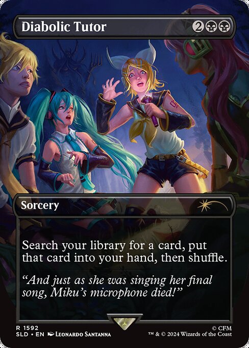 Diabolic Tutor (1592) [Secret Lair Drop]