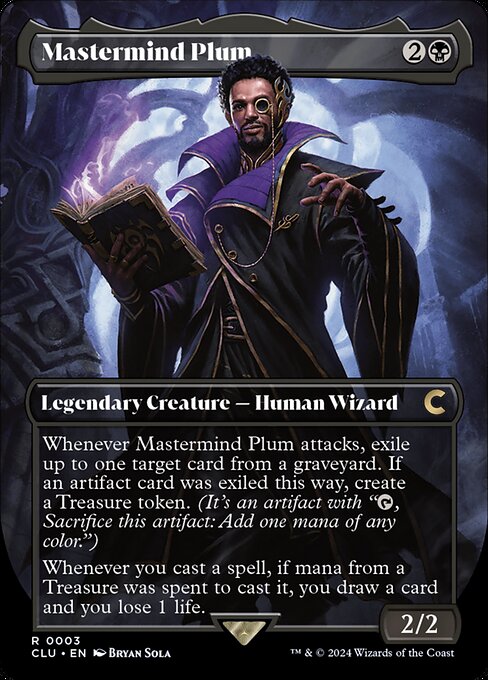 Mastermind Plum (3) [Ravnica: Clue Edition] [Borderless]