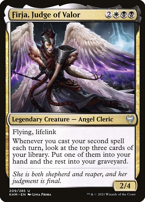 Firja, Judge of Valor (209) [Kaldheim]
