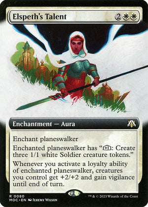 Elspeth's Talent (80) [March of the Machine Commander] [Extended Art]