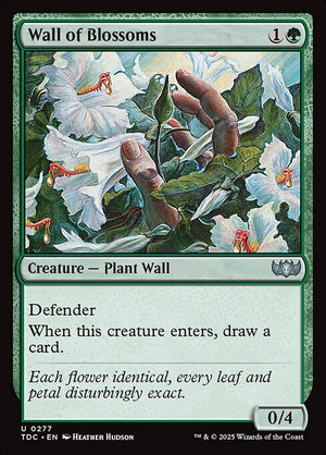 Wall of Blossoms (277) [Tarkir: Dragonstorm Commander]