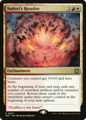 Nahiri's Resolve (37) [March of the Machine: The Aftermath]