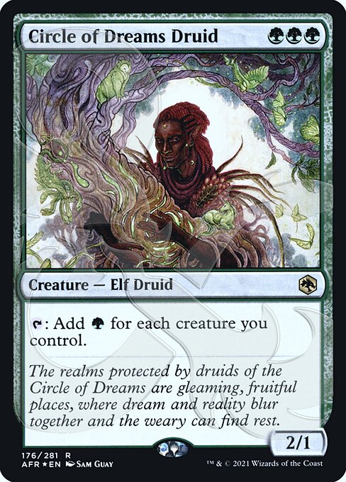 Circle of Dreams Druid (176a) [Adventures in the Forgotten Realms Promos]