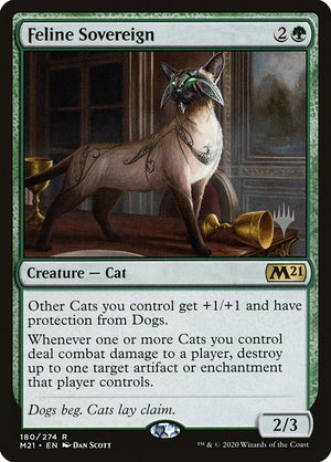 Feline Sovereign (180p) [Core Set 2021 Promos]