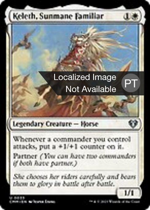 Keleth, Sunmane Familiar (33) [Commander Masters]
