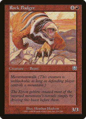 Rock Badger (210) [Mercadian Masques]