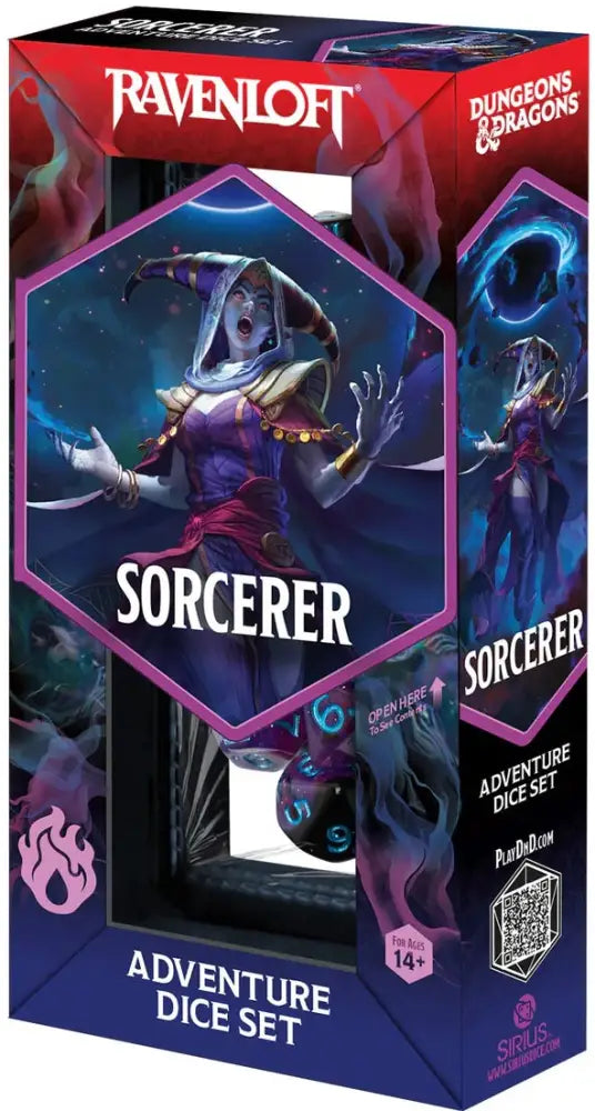DND ADVENTURE DICE SORCERER: PURPLE