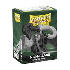 Dragon Shield Sleeves Matte Forest Green Non-Glare 100ct
