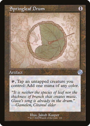 Springleaf Drum (118) [The Brothers' War Retro Artifacts]