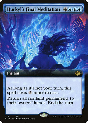 Hurkyl's Final Meditation (315) [The Brothers' War] [Extended Art]