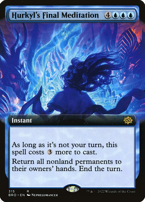 Hurkyl's Final Meditation (315) [The Brothers' War] [Extended Art]