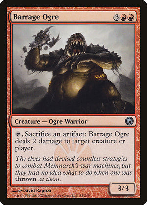 Barrage Ogre (83) [Scars of Mirrodin]