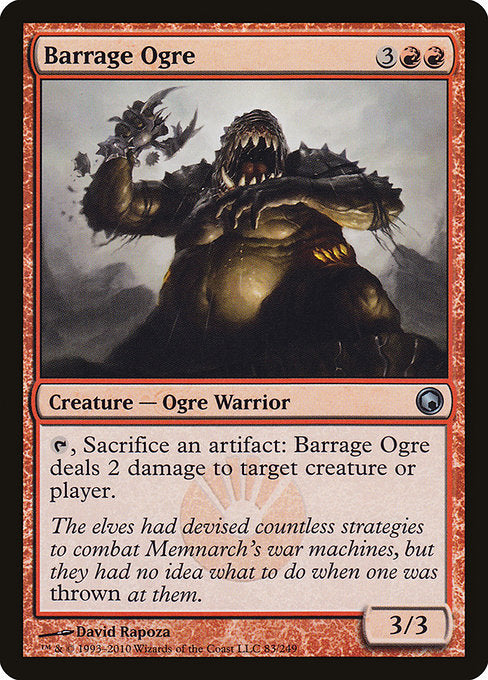 Barrage Ogre (83) [Scars of Mirrodin]