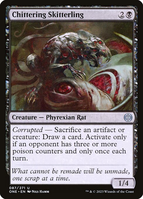 Chittering Skitterling (87) [Phyrexia: All Will Be One]