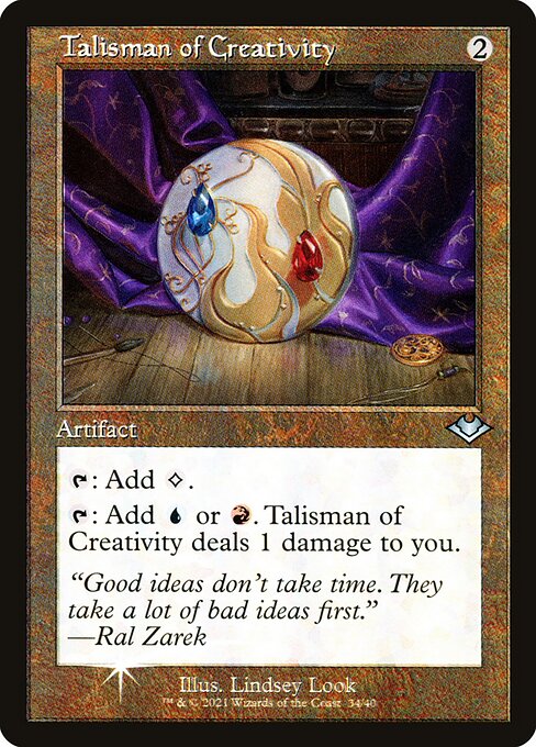 Talisman of Creativity (34) [Modern Horizons 1 Timeshifts]