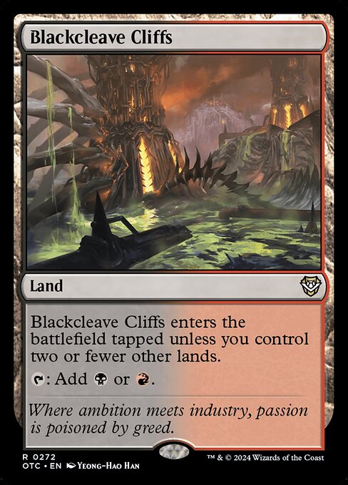 Blackcleave Cliffs (272) [Outlaws of Thunder Junction Commander]