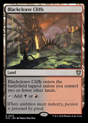 Blackcleave Cliffs (272) [Outlaws of Thunder Junction Commander]