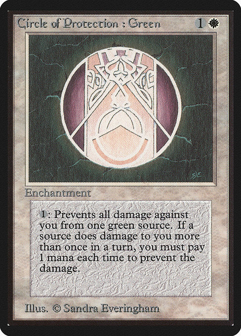 Circle of Protection: Green (12) [Limited Edition Beta]