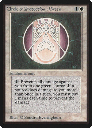 Circle of Protection: Green (12) [Limited Edition Beta]