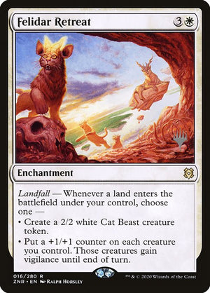 Felidar Retreat (16p) [Zendikar Rising Promos]
