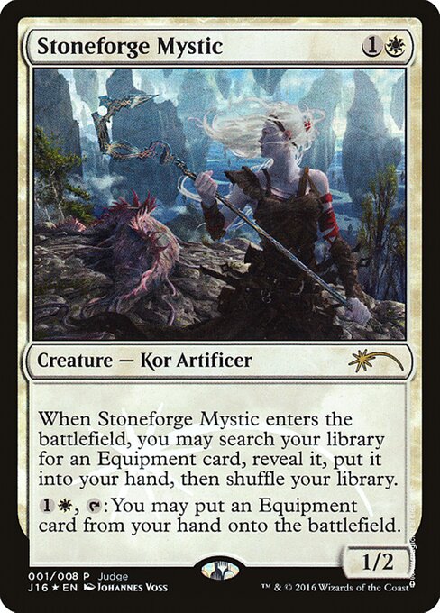 Stoneforge Mystic (1) [Judge Gift Cards 2016]