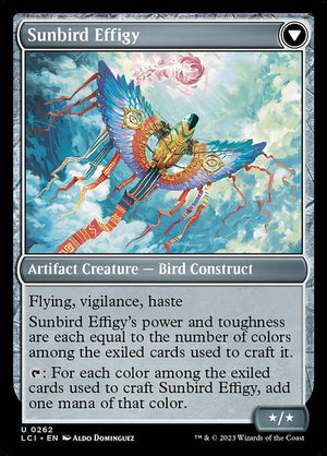Sunbird Standard // Sunbird Effigy (262) [The Lost Caverns of Ixalan] Reverse
