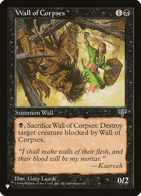 Wall of Corpses (MIR-151) [The List]
