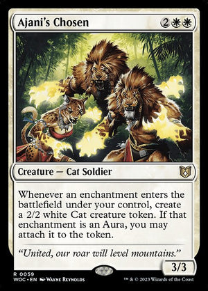 Ajani's Chosen (59) [Wilds of Eldraine Commander]