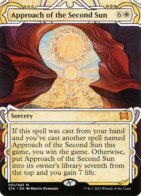 Approach of the Second Sun (1) [Strixhaven Mystical Archive] [Showcase, Borderless]