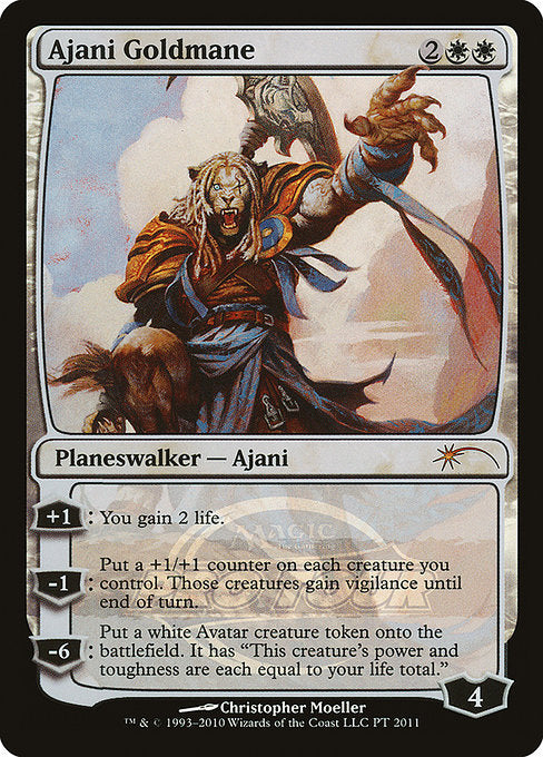 Ajani Goldmane (2011) [Pro Tour Promos]