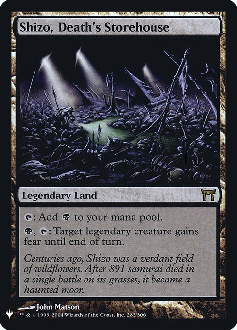 Shizo, Death's Storehouse (CHK-283) [The List]