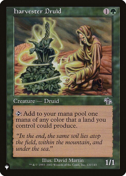 Harvester Druid (JUD-120) [The List]